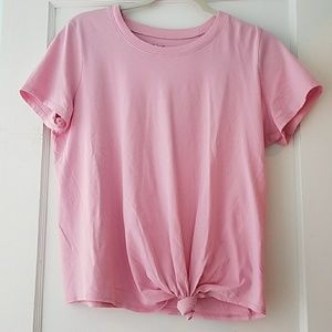 Women's Madewell Knot Front Tee, Size Medium